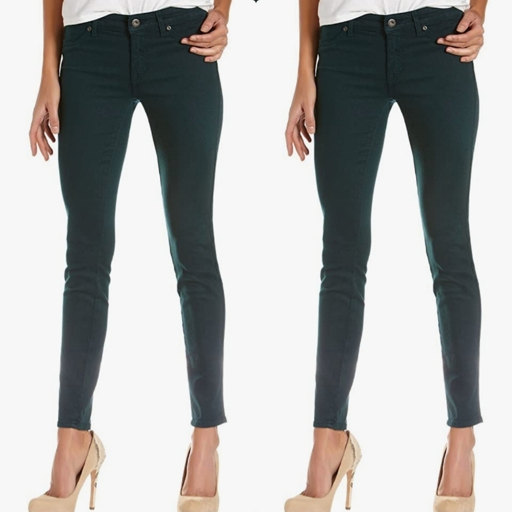 Rich & Skinny Womens Marilyn Skinny Stretch Jeans Tar Black